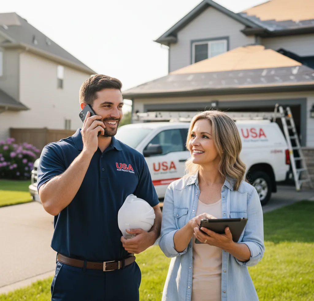 USA Roof Repair Experts customer support in Evington